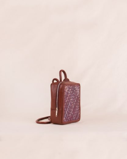 Daisy Shoulder bag burgundy side