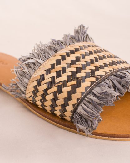 Everly Slippers Blue detail