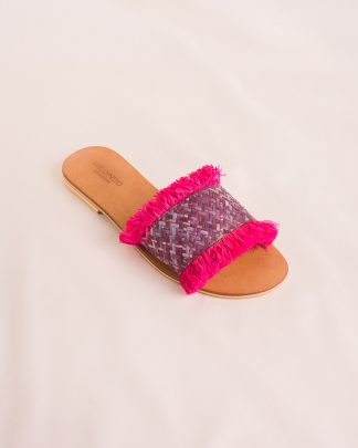 Violet Slippers Pink angle