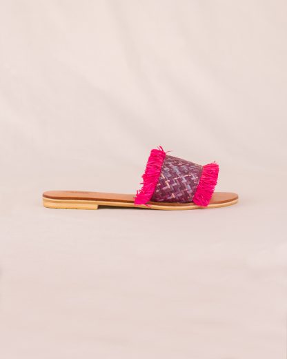 Violet Slippers Pink side
