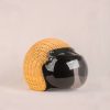 Rattan Helm Natural Angle