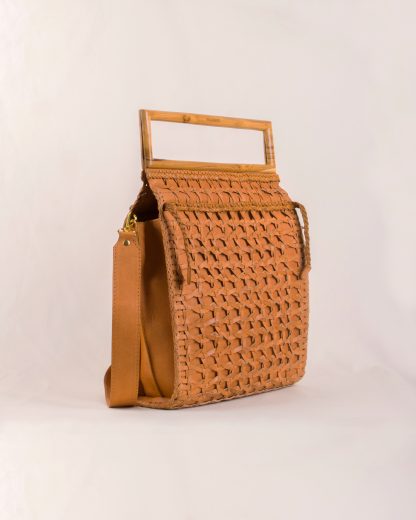 Sandra Tote Tan Angle