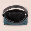 Wildindo Hannah Leather Hobo Bag Black Inside