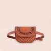 Wildindo Karen Handwoven leather fanny pack Front