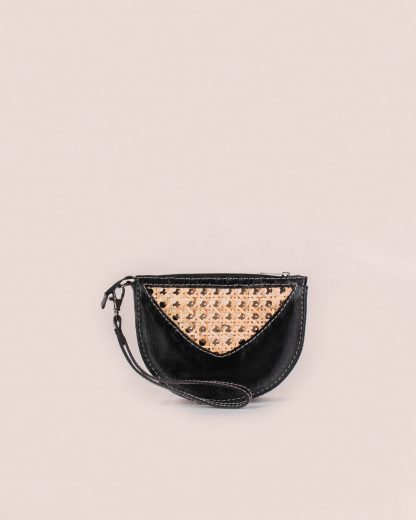 Wildindo lilly pouch leather black back