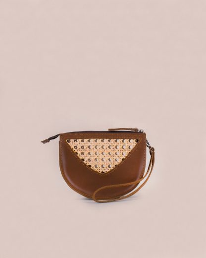 Wildindo Lilly pouch pullup leather brown back