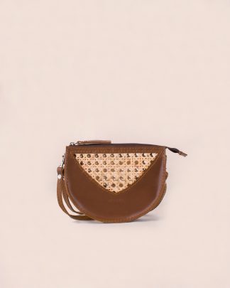 Wildindo Lilly pouch pullup leather brown front