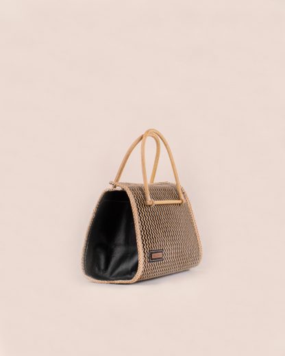 Wildindo elise bamboo tote bag black angle