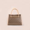Wildindo elise bamboo tote bag black back