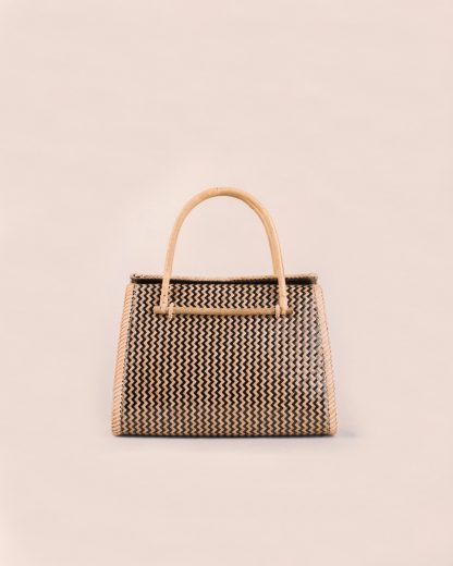 Wildindo elise bamboo tote bag black back