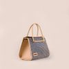 Wildindo elise bamboo tote bag blue angle