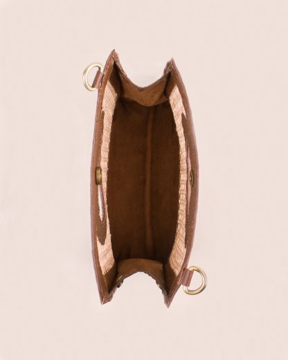Wildindo mini madu tote leather bag Inside