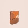 Leather Coaster Square Abstract Sunset in mountains