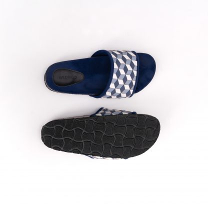 Wildindo Cuboid 3d slippers blue angle