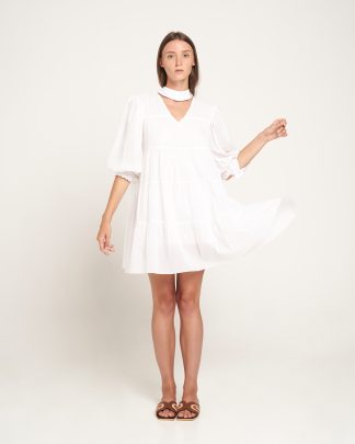 white dress front